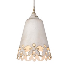 Golden Canada 0883-S AI - Wry Lighting Eloise 1-light Pendant in Antique Ivory